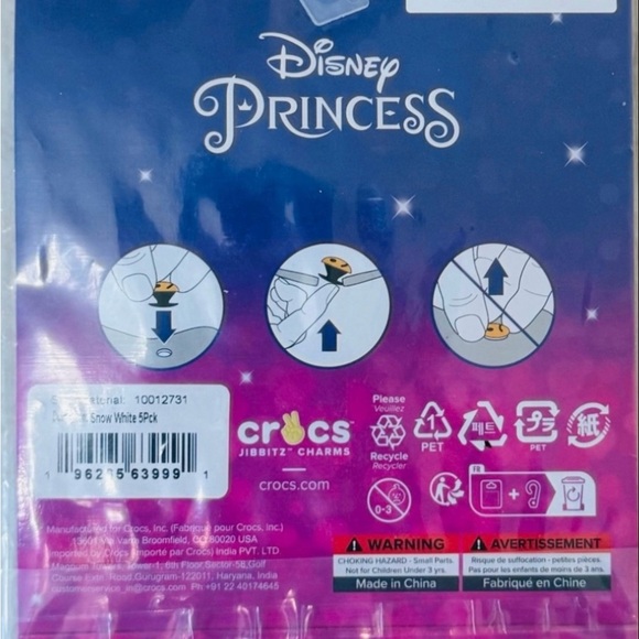 Crocs Jibbitz™ Snow White 5 Pack Set - Picture 6 of 6